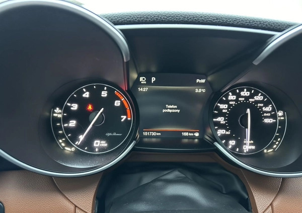Alfa Romeo Giulia cena 84900 przebieg: 153700, rok produkcji 2017 z Leśnica małe 121